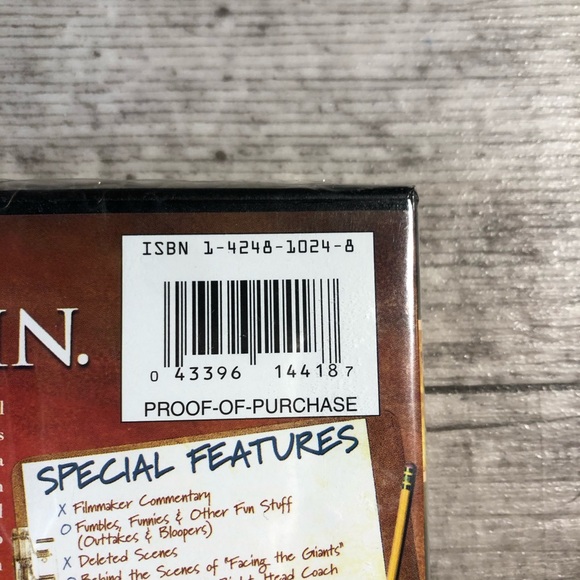 Facing The Giants New DVD c. 2007 Christian Movie Football Anamorphic Widescreen - Picture 13 of 16
